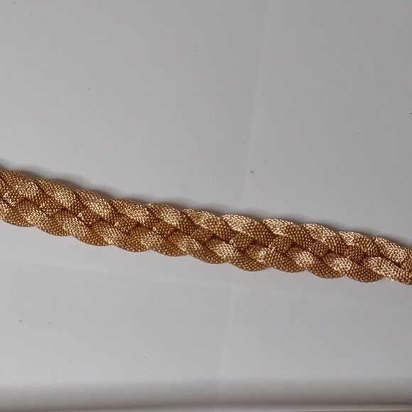 Pretty Gold Tone Belt Bracelet - Picture 10 of 12